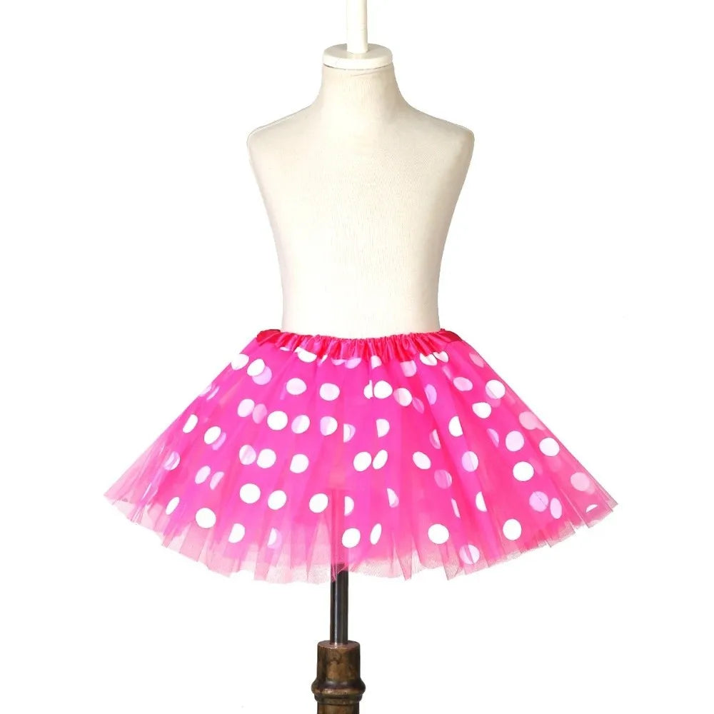 jupes tutu points violet noir rouge blanc bleu orange rose ample polyester classique danse