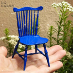 miniature chaise bois décorative meubles maison poupée classique scène miniature 112