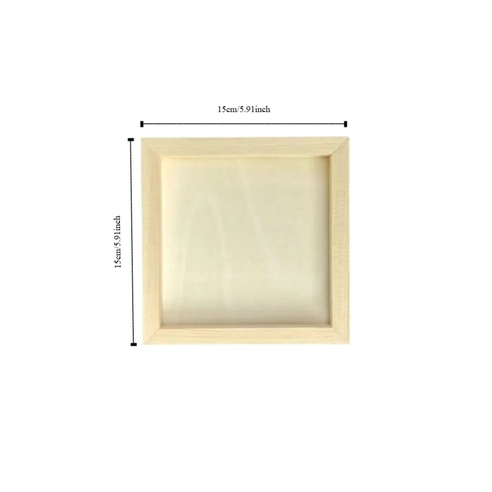 cadres bois naturels classiques différents enfants decoration photo façon rustique