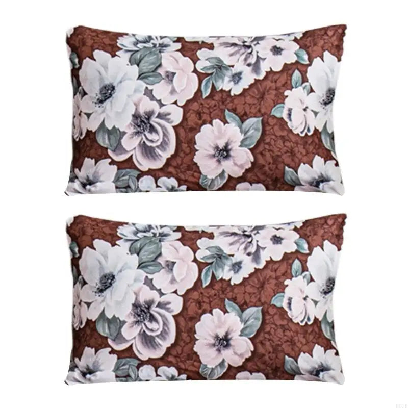 parure lit drap housse taies d'oreiller motif fleurs moderne élégant