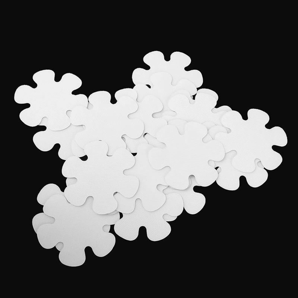 tapis bain adhésifs antidérapants blanc motif fleurs moderne salle bain respectueux environnement