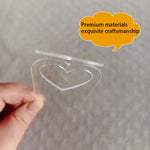 boîtes rangement transparentes acrylique mariage anniversaire valentin noël moderne minimaliste