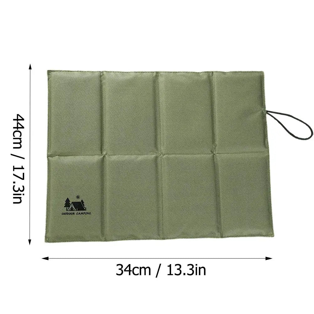 tapis pliable extérieur camping noir vert olive texturé portable fonctionnelOutdoor