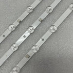 bande lumineuse led blanc ronde translucent moderne connecteur rondelles télévision