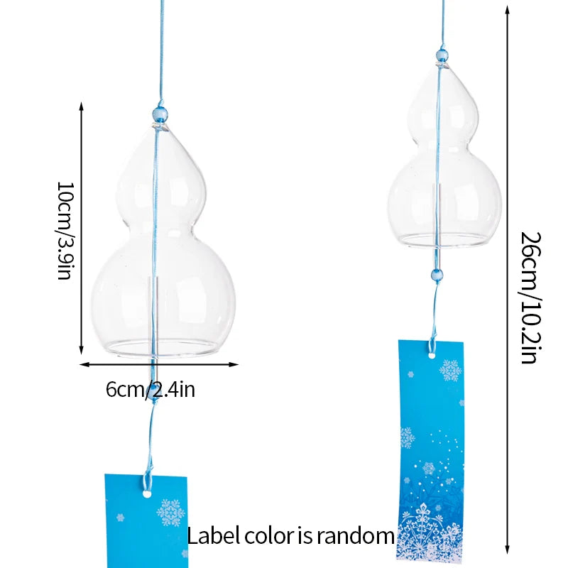 cloches vent transparentes clochette chime décoration jardin minimalisteextérieur decoration hanging wind bell multicolore chapelet