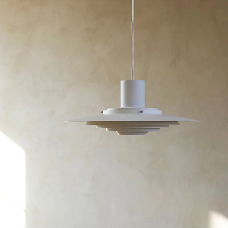 suspension lumineuse pendentif aluminium blanc argenté moderne 6000k 4000k 3000k 90260v e27
