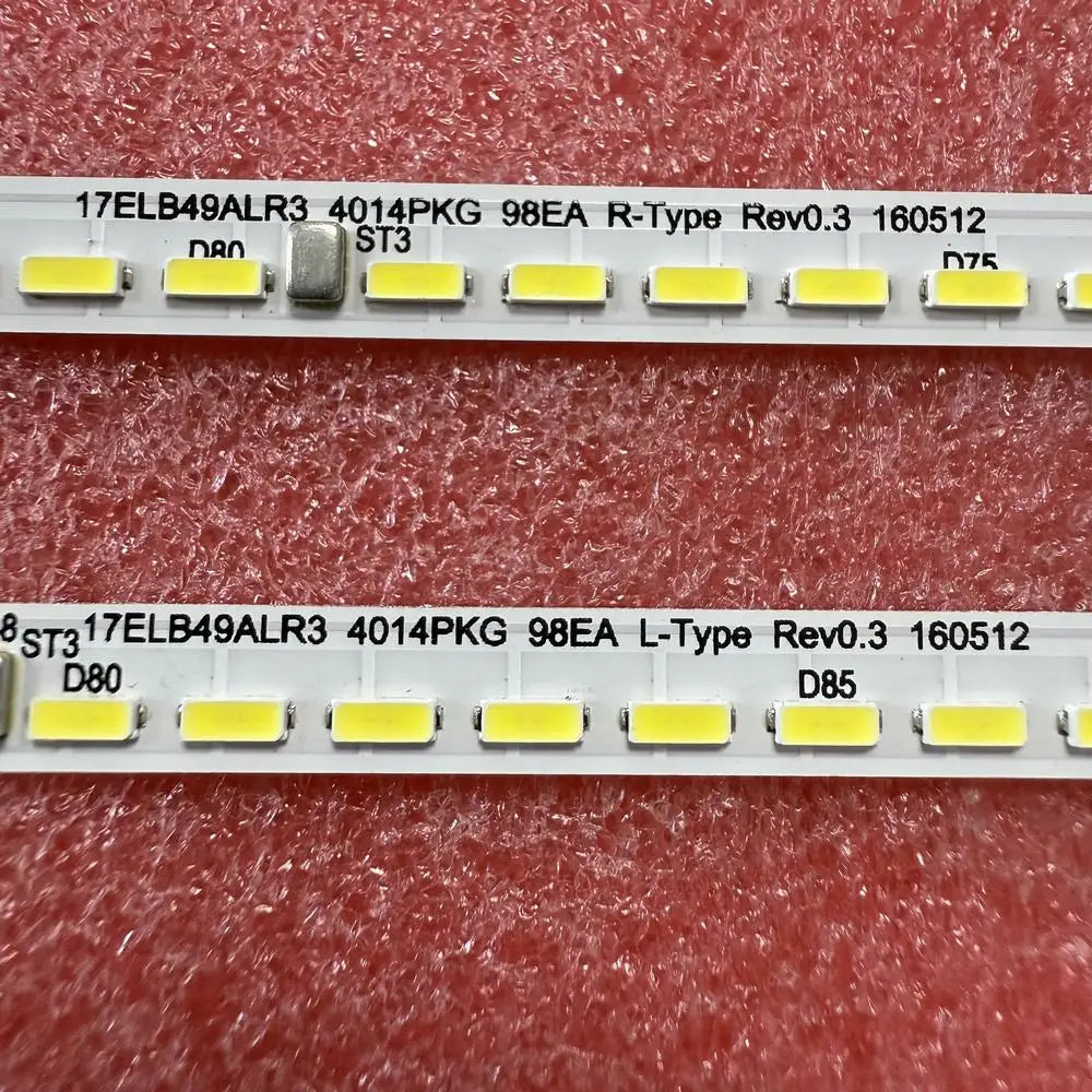 Bande led blanc jaune clips moderne connecteur numerotation rtype rev03 série télévision