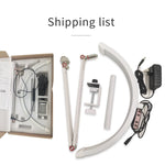 lampe maquillage blanc moderne clip support téléphone réglable éclairage guide inclusion