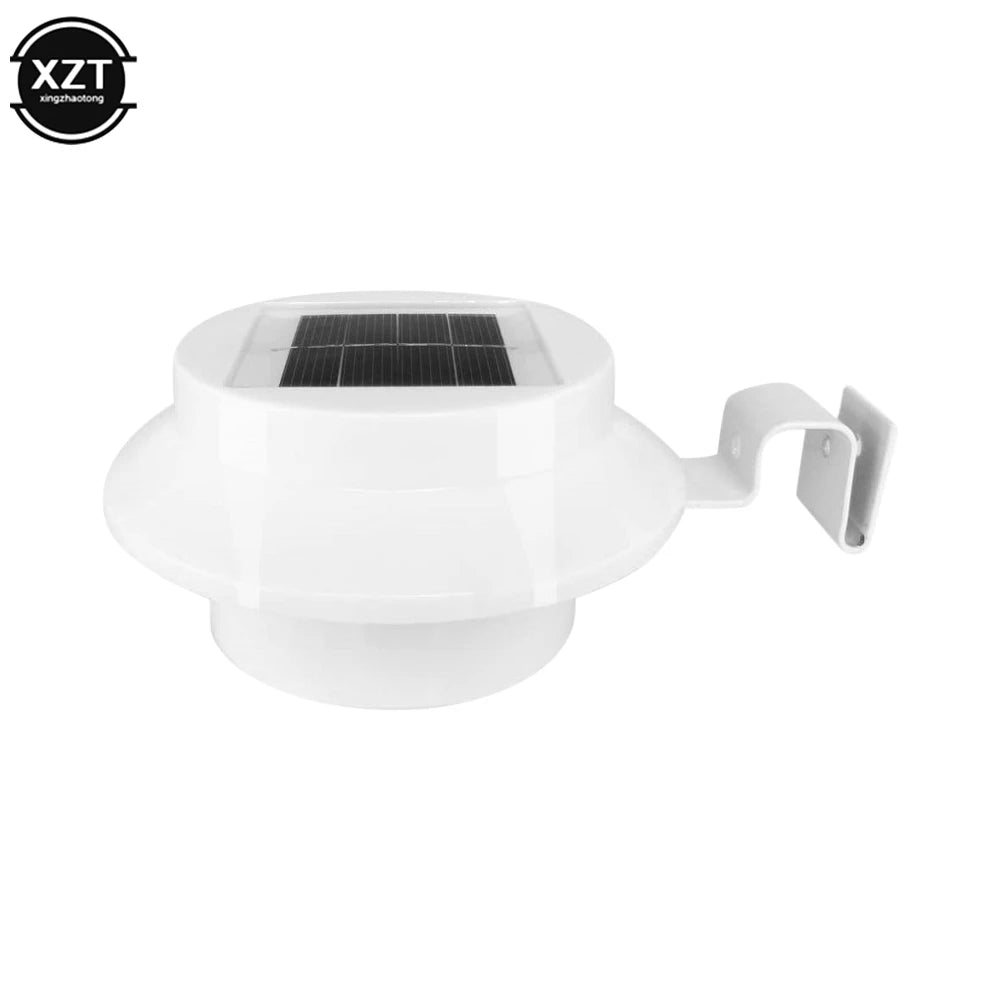 lampe solaire murale clips noir blanc panneaux solaires intégrés veilleuse extérieure moderne imperméable