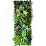 plante artificielle décorative fleurs rouges blanches jardin intérieur extérieur