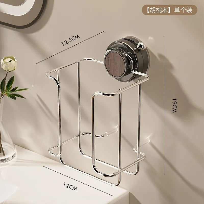 porte serviettes mural acier inoxydable fixation succion moderne salle bain cuisine rechargeable respectueux environnement