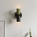 applique murale moderne led noir rouge verte minimaliste fixee mur éclairage cuisine salle manger