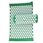 tapis massage acupuncturé violet bleu marine vert rondelles blanches moderne sac rangement