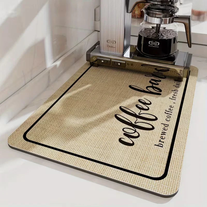 tapis protection cuisine moderne motif absorbant antidérapant respectueux environnement