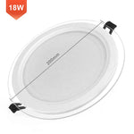 plafonniers led blancs modernes rond carré 6w 12w 18w clips adaptateurs élect