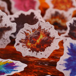 sticker vintage multicolore abstrait moderne scrapbooking décoration creative junk journal pack