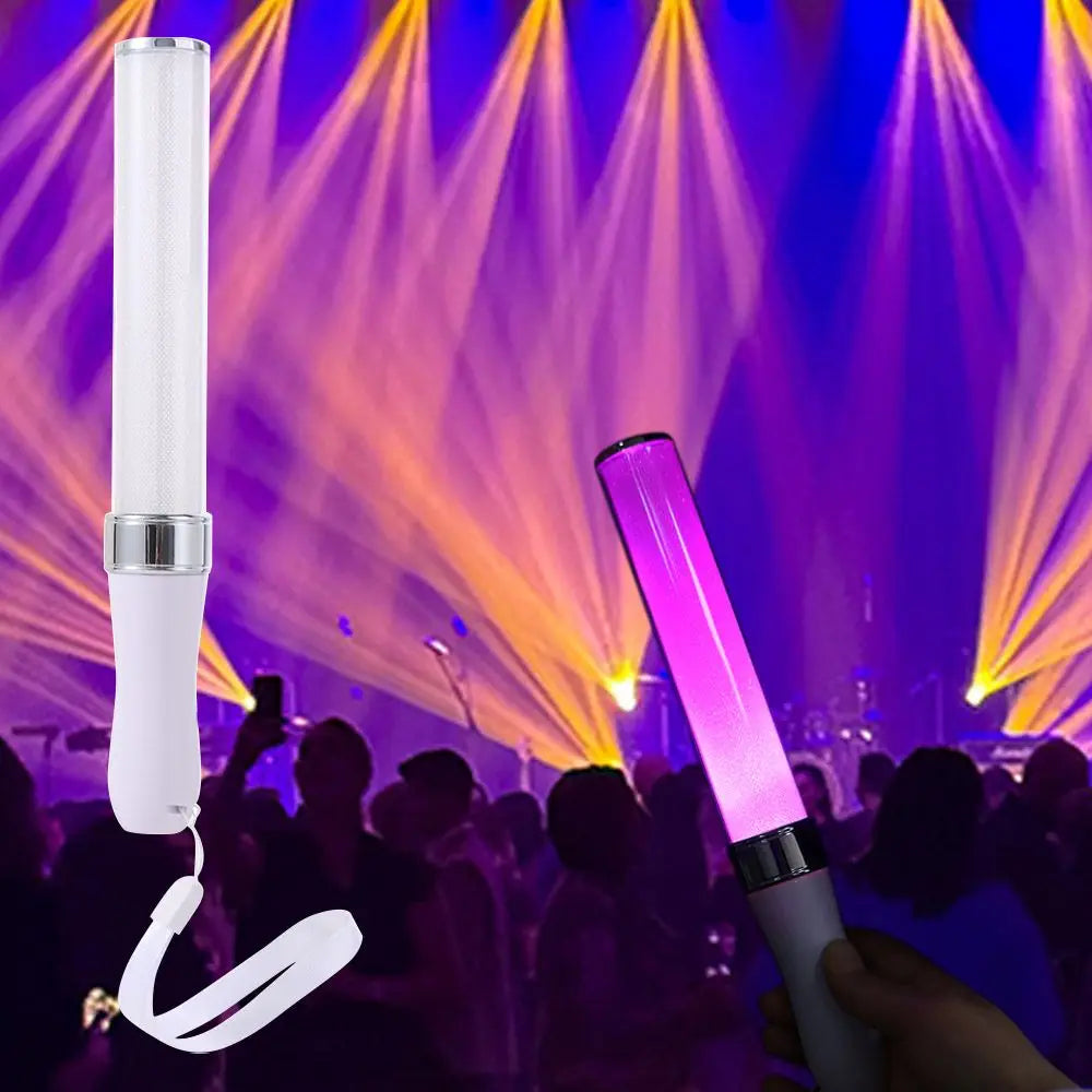 bâton lumineux led blanc rose vert bleu violet portable ambiancé créatif moderne élégant fêtes