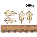 connecteurs métal doré feuilles branches décoration artisanale scrapbooking bijouterie 21 78mm