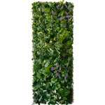 panneau végétal artificiel décoratif fleurs feuilles mur jardin extérieur maison moderne