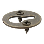 plaque fixation bronze classique 25mm vis 16mm travail bois cintres tableaux murales