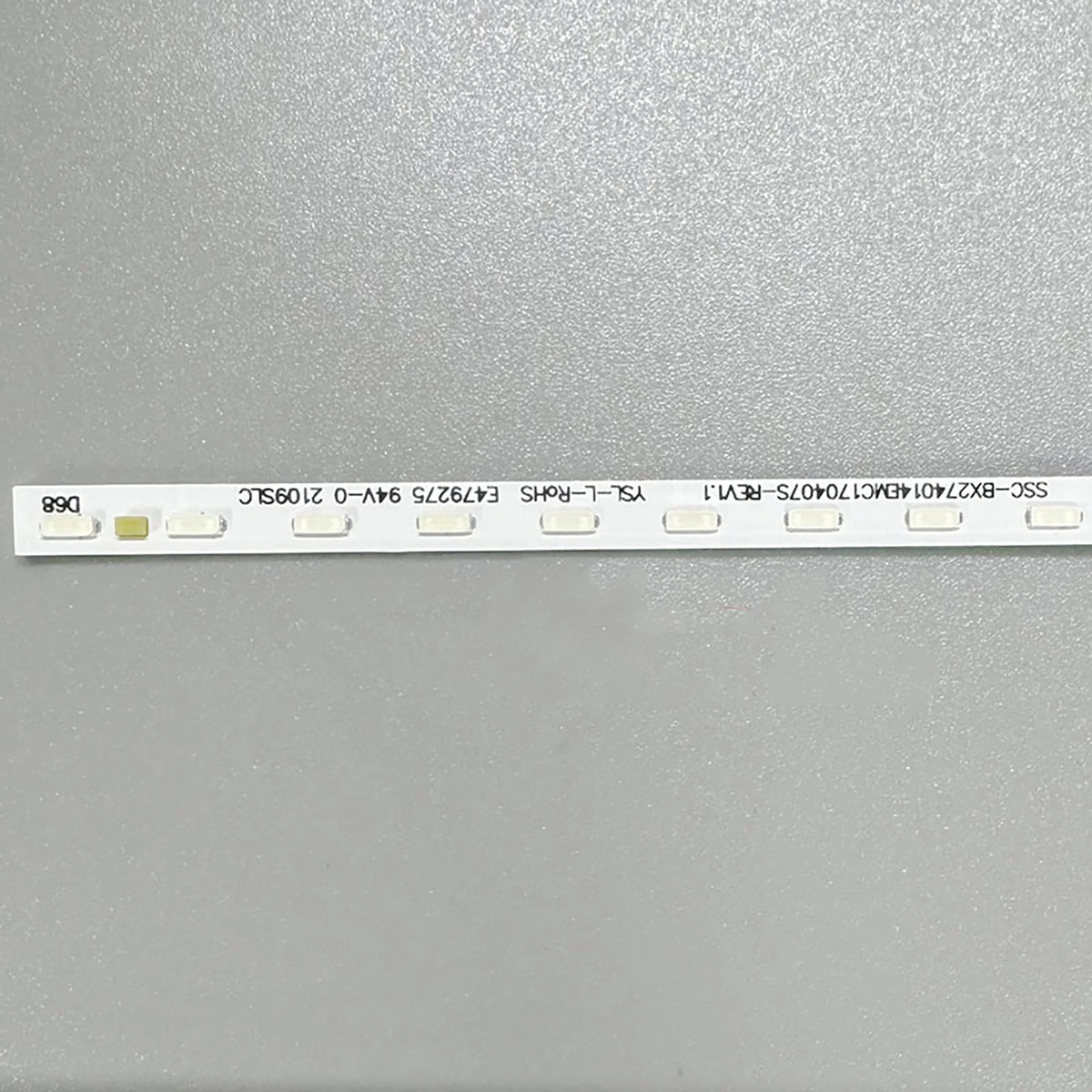 ruban led blanc 598mm 68 diodes ligne continue moderne accessoire informatique