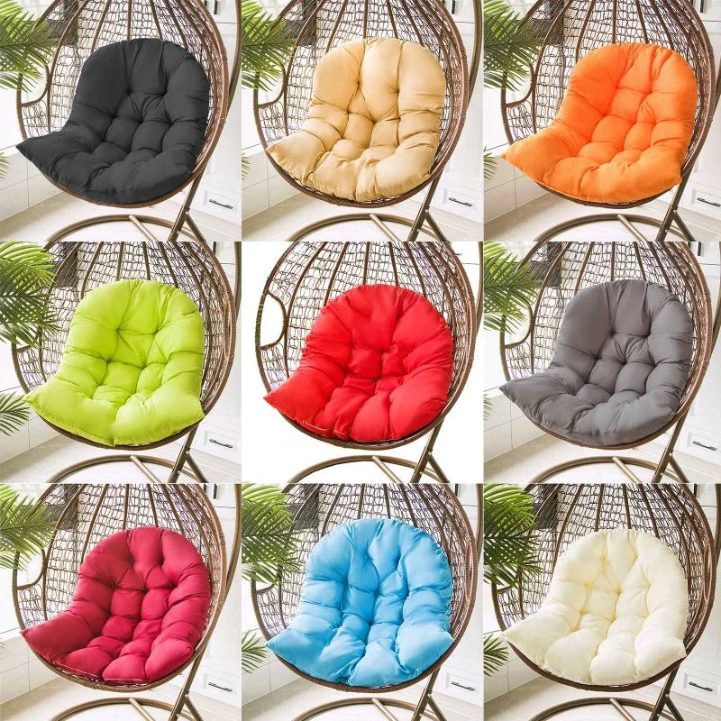 coussin suspendu chaise balançoire moderne noir beige orange vert rouge gris bleu uni