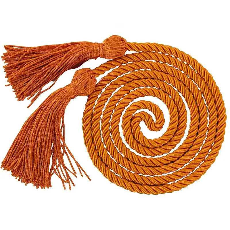cordon remise diplôme pompon boucle ruban rayé toge graduation