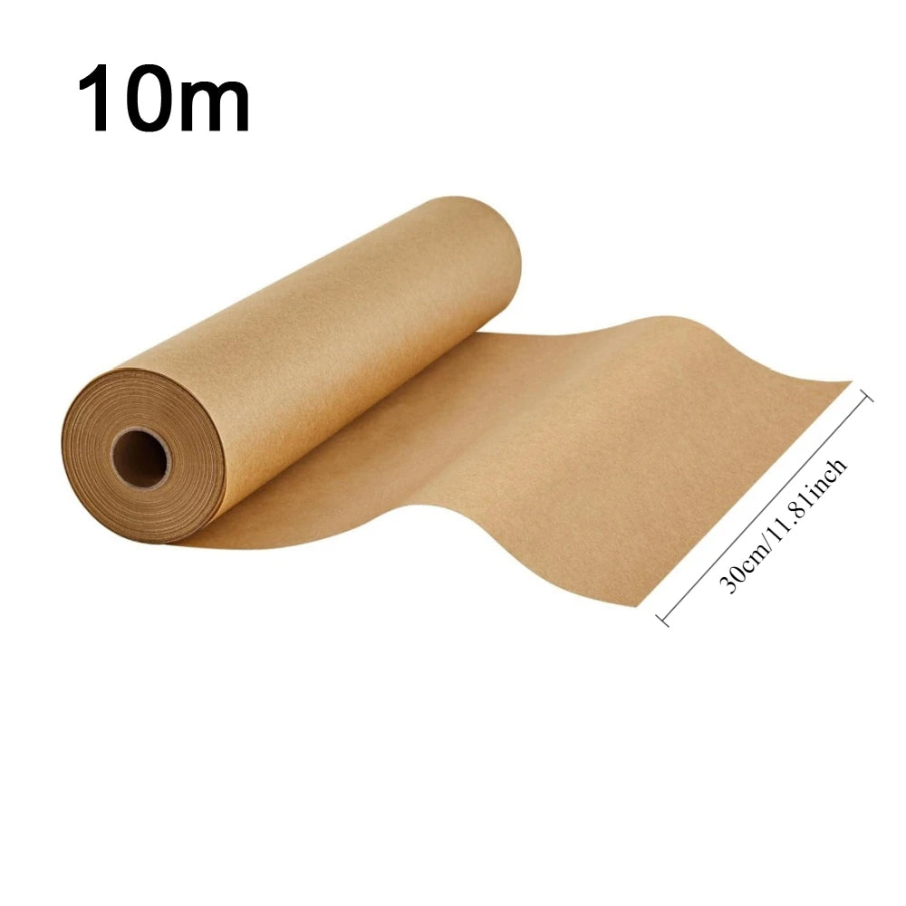 papier cuisson non adhésif marron clair 5m 10m 20m anti décharge grill four air