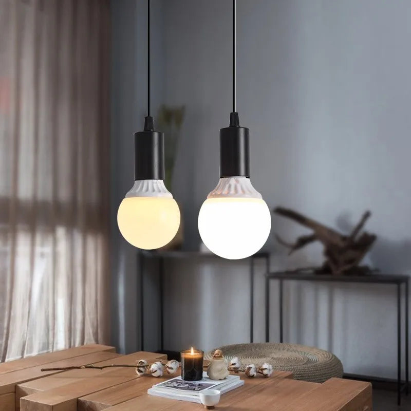 ampoule led e27 9w 15w blanc froit chaud globe 50000h moderne