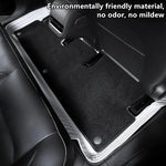 tapis sol voiture tesla model cuir artificiel fibre synthétique noir blanc moderne sac rangement