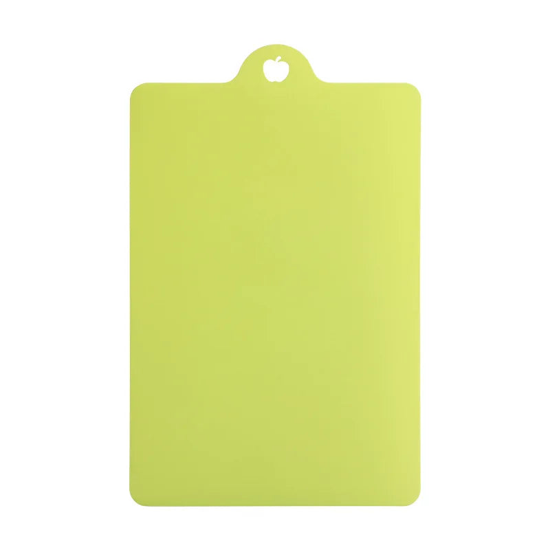 planches découpe plastique flexible bleu clair beige orange vert moderne clips poignée cuisine