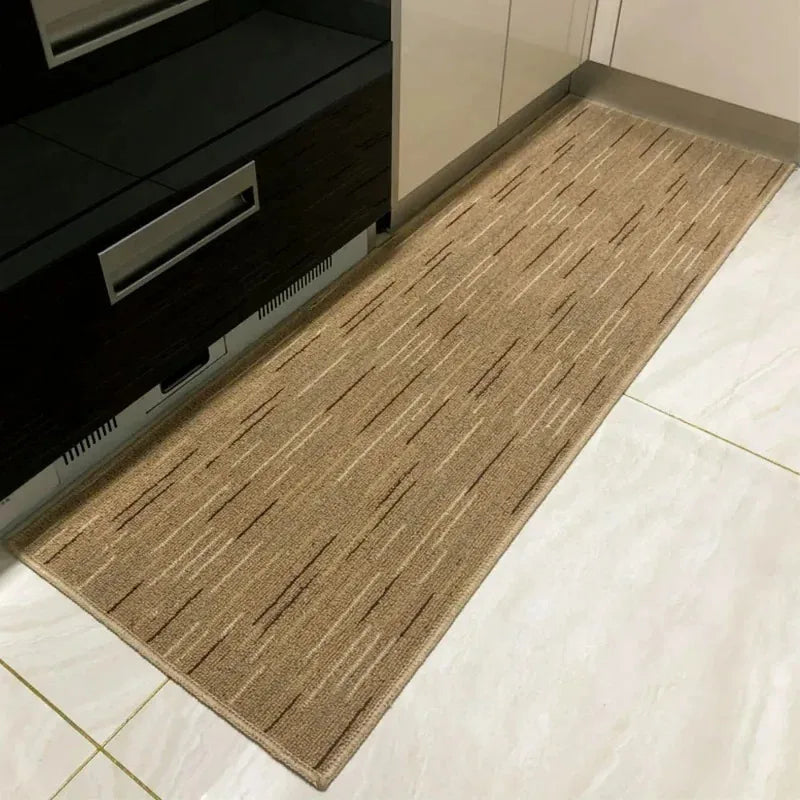 tapis rayé gris beige bleu marron moderne résistant lavable antidérapant intérieur extérieur plage
