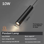spot led noir mat rail magnétique télécommande application mobile moderne intérieur
