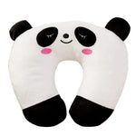 coussin voyage forme mousse mémoire forme animée motifs animaux couleurs multiples cartoon