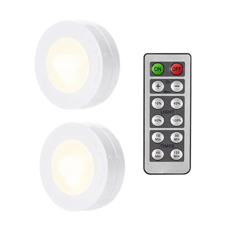 lampe led sans fil rechargeable blanc moderne adhésive télécommande inclusière