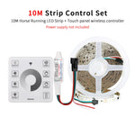 ruban led blanc 120 diodes adhésif contrôleur rf adaptateur alimentation 24v moderne