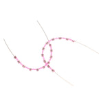 bracelets violet vert rose bleu modernes métal opaques 16cm 6.3inch