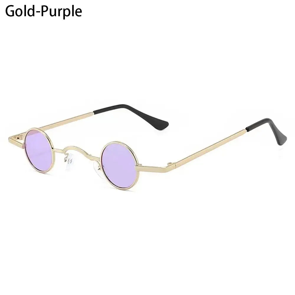 lunettes soleil unisexe rondes vintage or noir gris transparentes classiques punk anti reflet uv