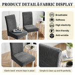 housse chaise gris feuilles moderne élastique polyester extensible mariage banquetôtel salle manger