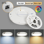 plafonnier led marbre blanc moderne éclairage quotidien facile flux lumineux ajustable certifié rohs