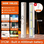 lampe travail led rechargeable aimant noir moderne multifonctionnelle 400w ip66 étanche usb