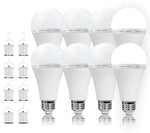 ampoules led rechargeables urgence blanc ecrou e27 batterie abs certifications rohs fcc longue durée