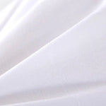 housse couette coton égyptien 100 blanc rayures horizontales classique opaques 400 fils lit adulte