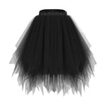 jupette tutu tulle femme classique élastique opaque mini blanc rose violet