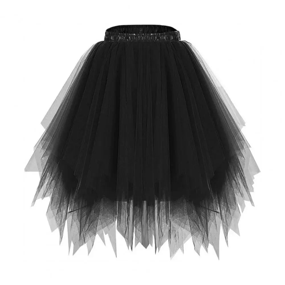 jupette tutu tulle femme classique élastique opaque mini blanc rose violet