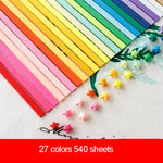 feuilles papier origami étoiles 27 couleurs pliées artisanal noël mariage anniversaire bricolage