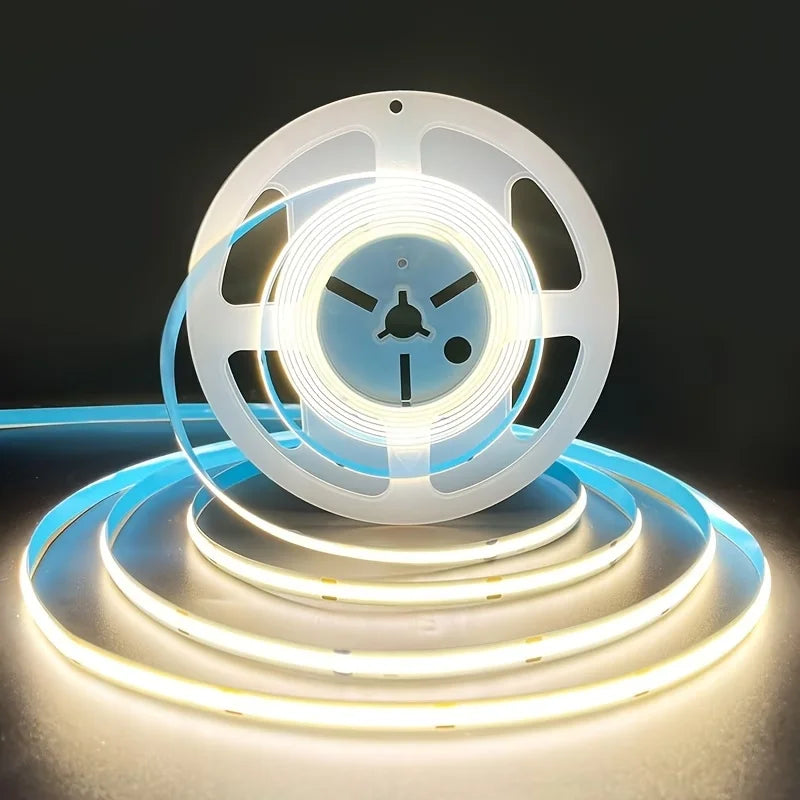 ruban led flexible blanc adhésif moderne éclairage intérieur décoration salon autoadhésif continu opaquet