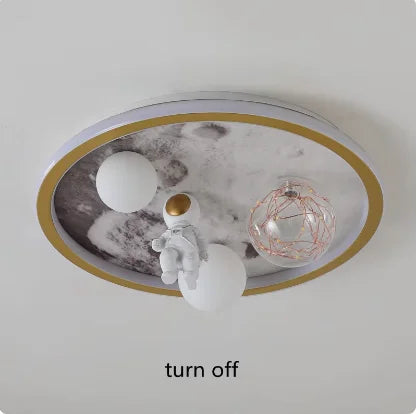 lumière lunaire sphères astronaute modernes éclairage LED 9W 12W fantaisistes transparents