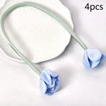 boucles rideau fleurs artificielles couleurs vives moderne adhésif inclusion rubans soutien