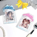 porte cartes transparent kawaii motifs animés couleurs vives chaines mignon personnages variés